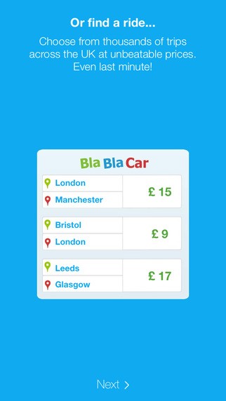 Скриншот 4 программы BlaBlaCar