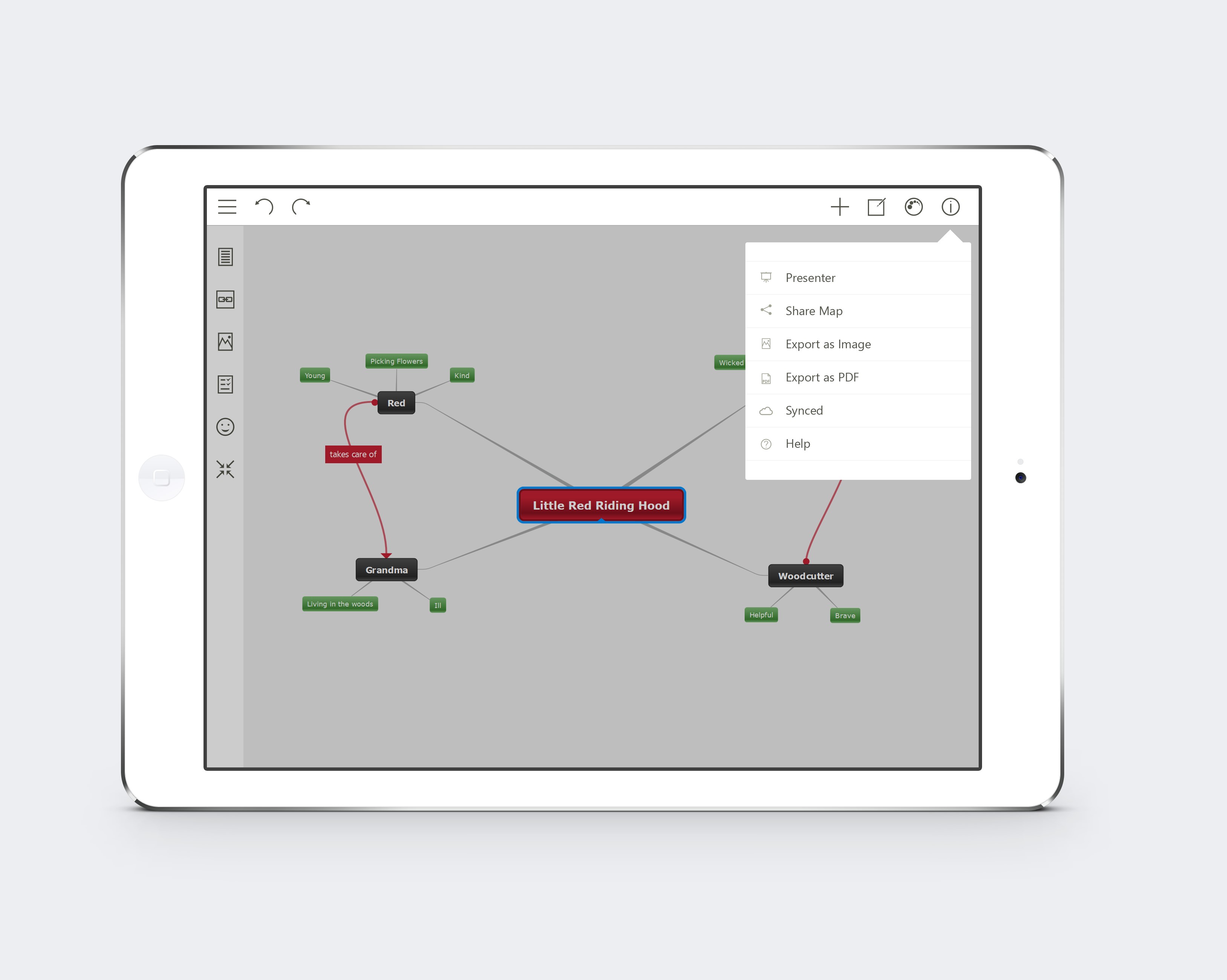 Скриншот 5 программы Mindomo