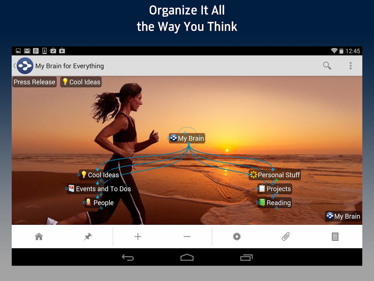 Скриншот 3 программы TheBrain