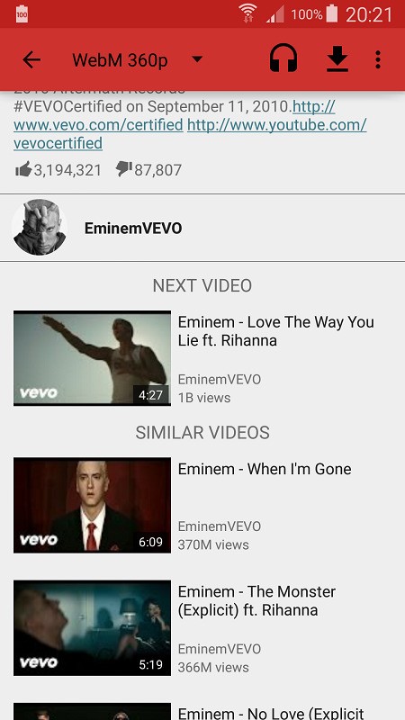 Скриншот 6 программы NewPipe