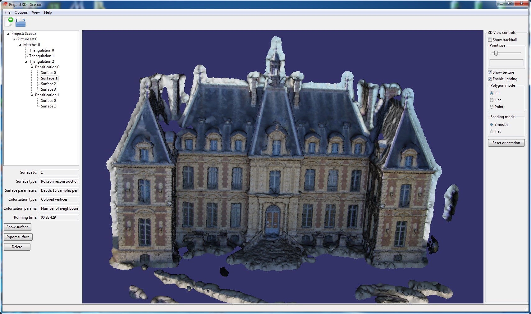 Скриншот 1 программы Regard3D