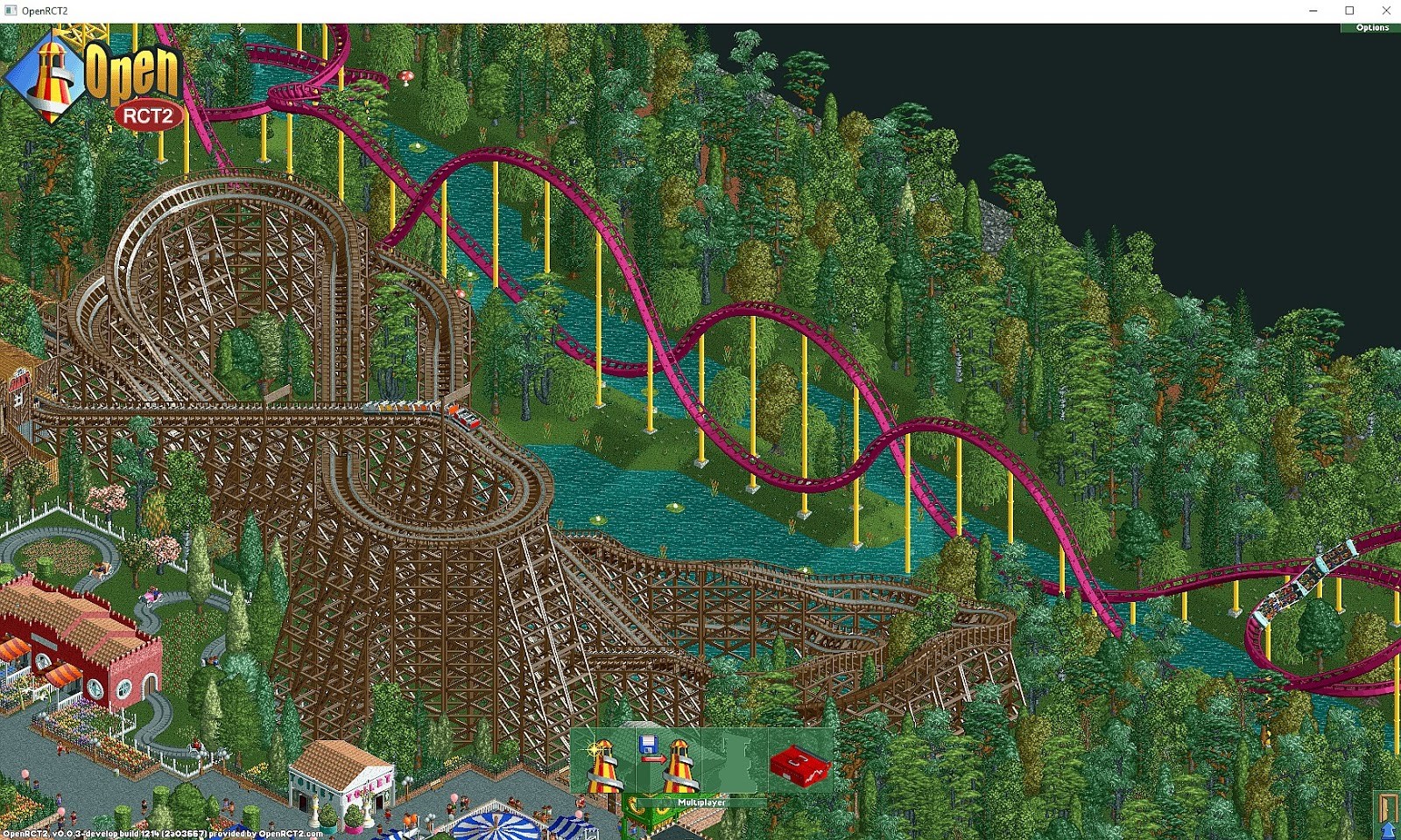 Скриншот 1 программы OpenRCT2