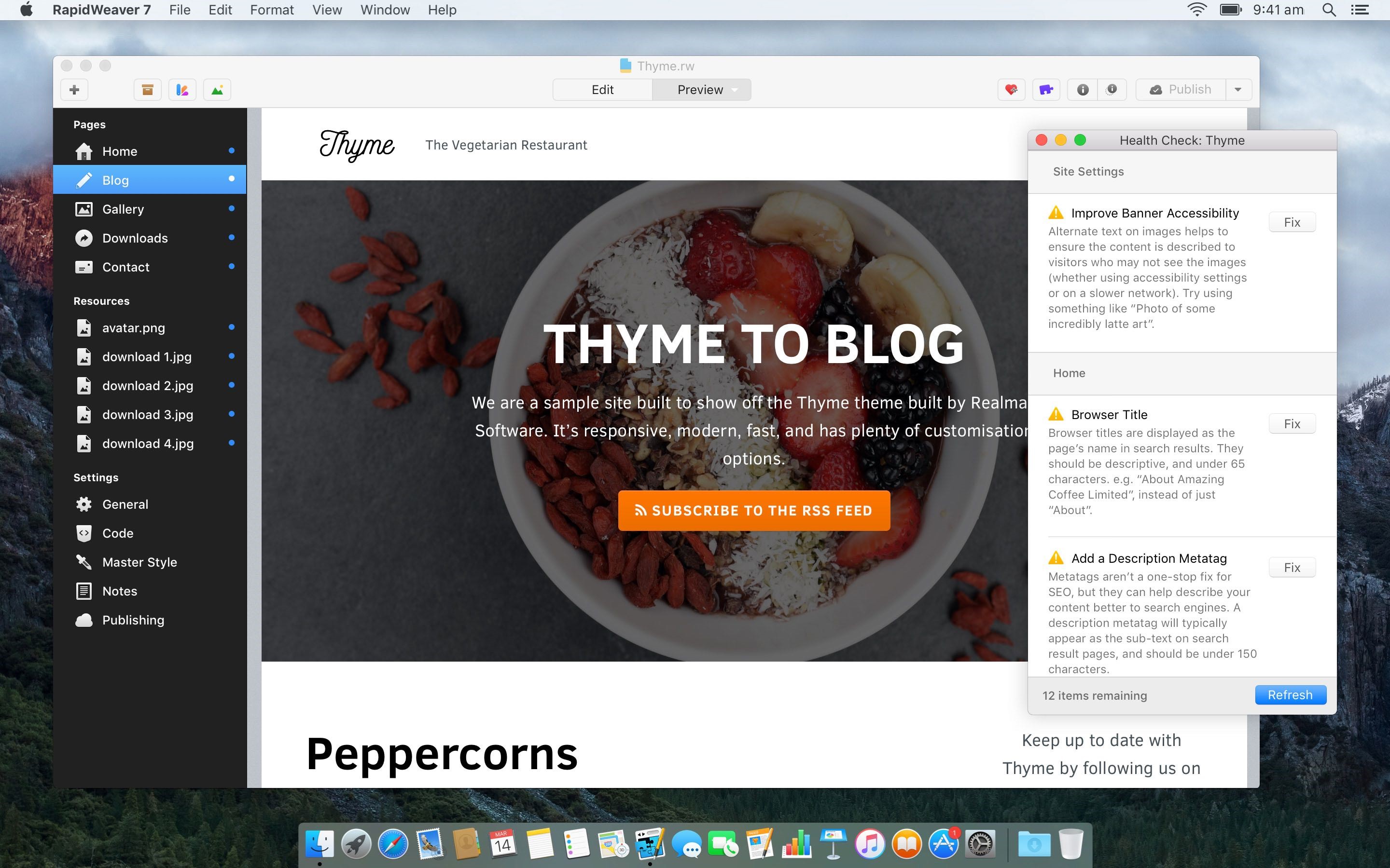 Скриншот 3 программы Rapidweaver