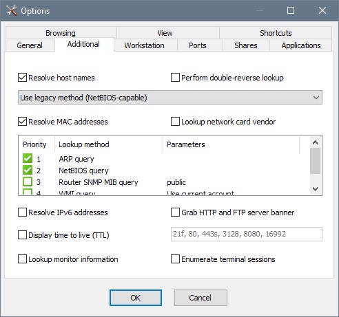 Скриншот 3 программы SoftPerfect Network Scanner