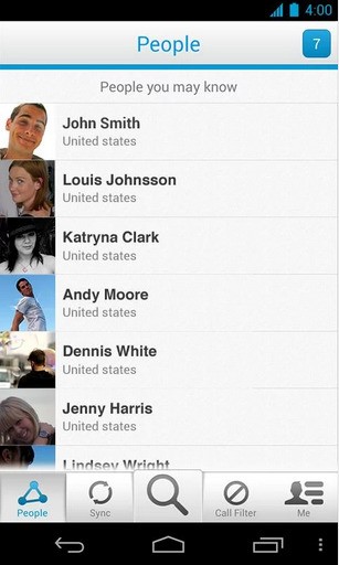 Скриншот 4 программы Truecaller