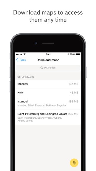 Скриншот 4 программы Yandex.Maps