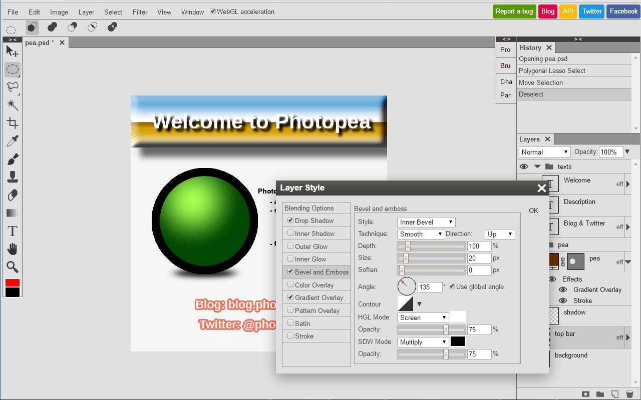 Скриншот 5 программы Photopea