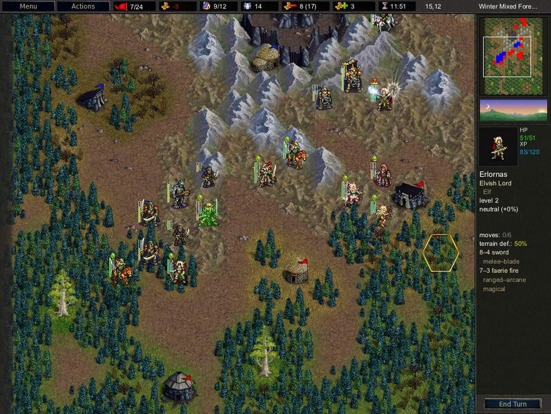 Скриншот 2 программы The Battle for Wesnoth
