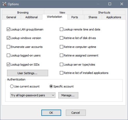 Скриншот 4 программы SoftPerfect Network Scanner