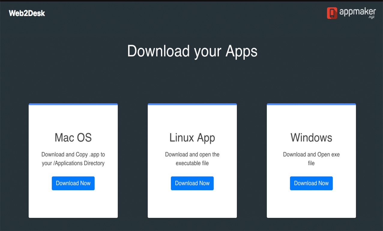 Скриншот 3 программы Web2Desk