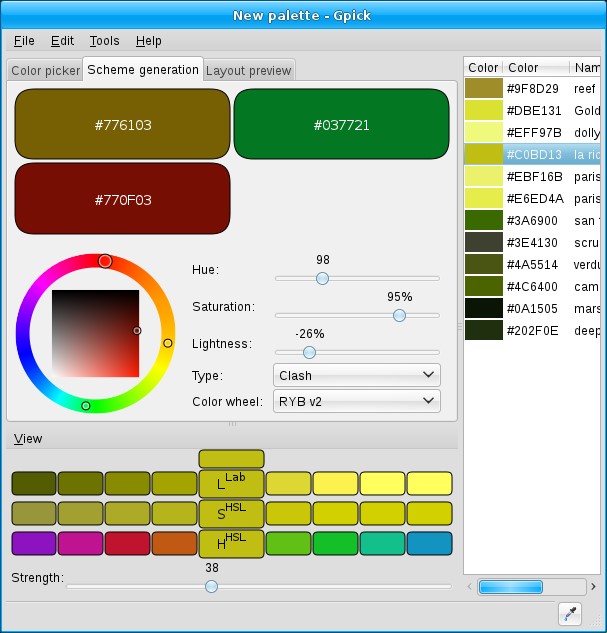 Скриншот 6 программы gpick