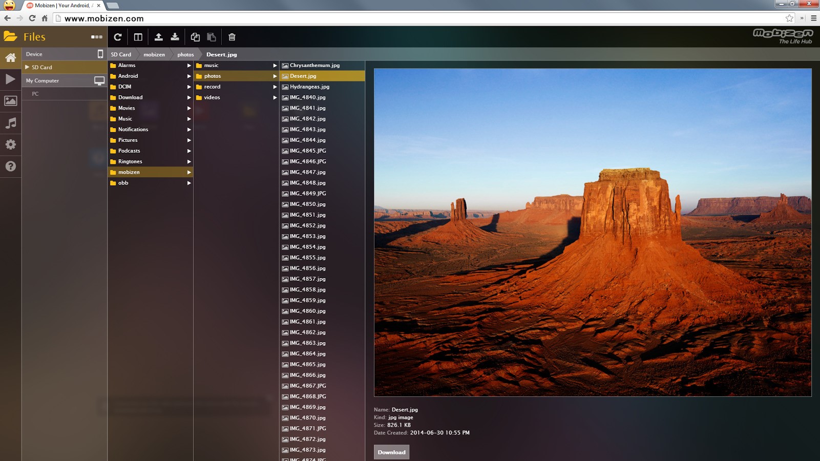Скриншот 6 программы Mobizen