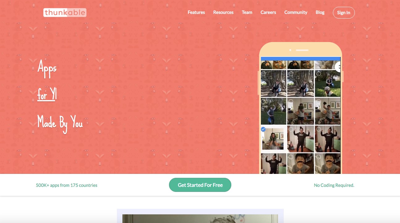 Скриншот 4 программы Thunkable