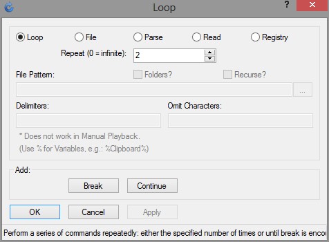 Скриншот 5 программы Pulover’s Macro Creator
