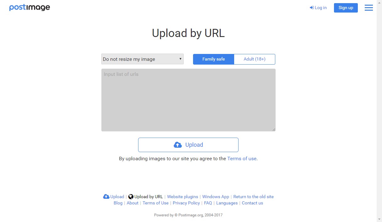 Скриншот 4 программы PostImage.org