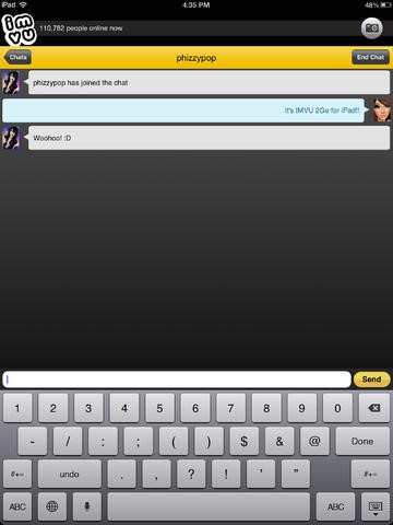 Скриншот 4 программы IMVU 2Go