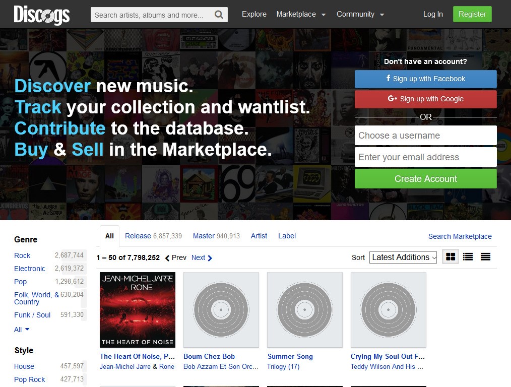 Скриншот 2 программы Discogs