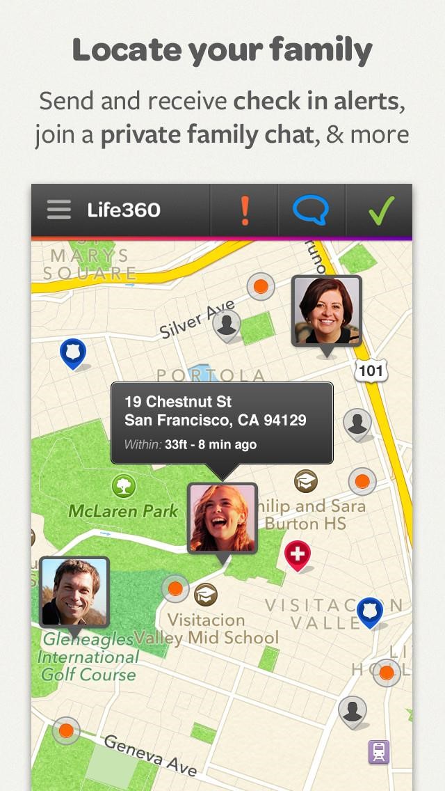Скриншот 2 программы Life360 Family Locator