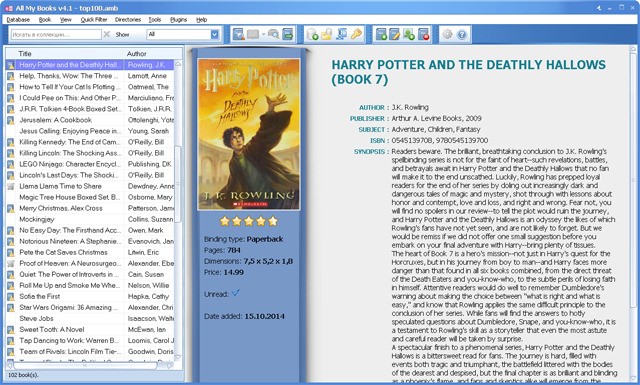 Скриншот 4 программы All My Books