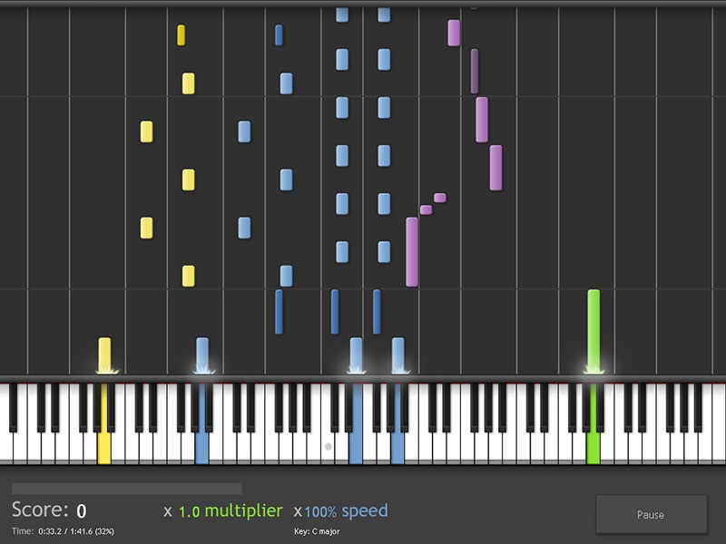 Скриншот 2 программы Synthesia