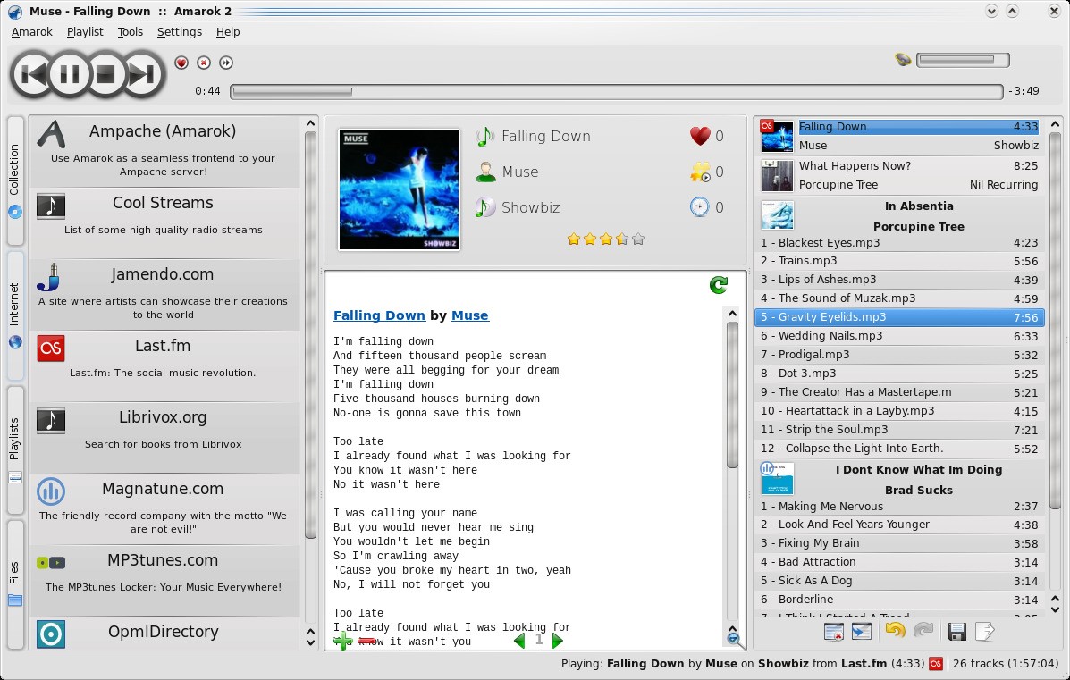 Скриншот 3 программы Amarok