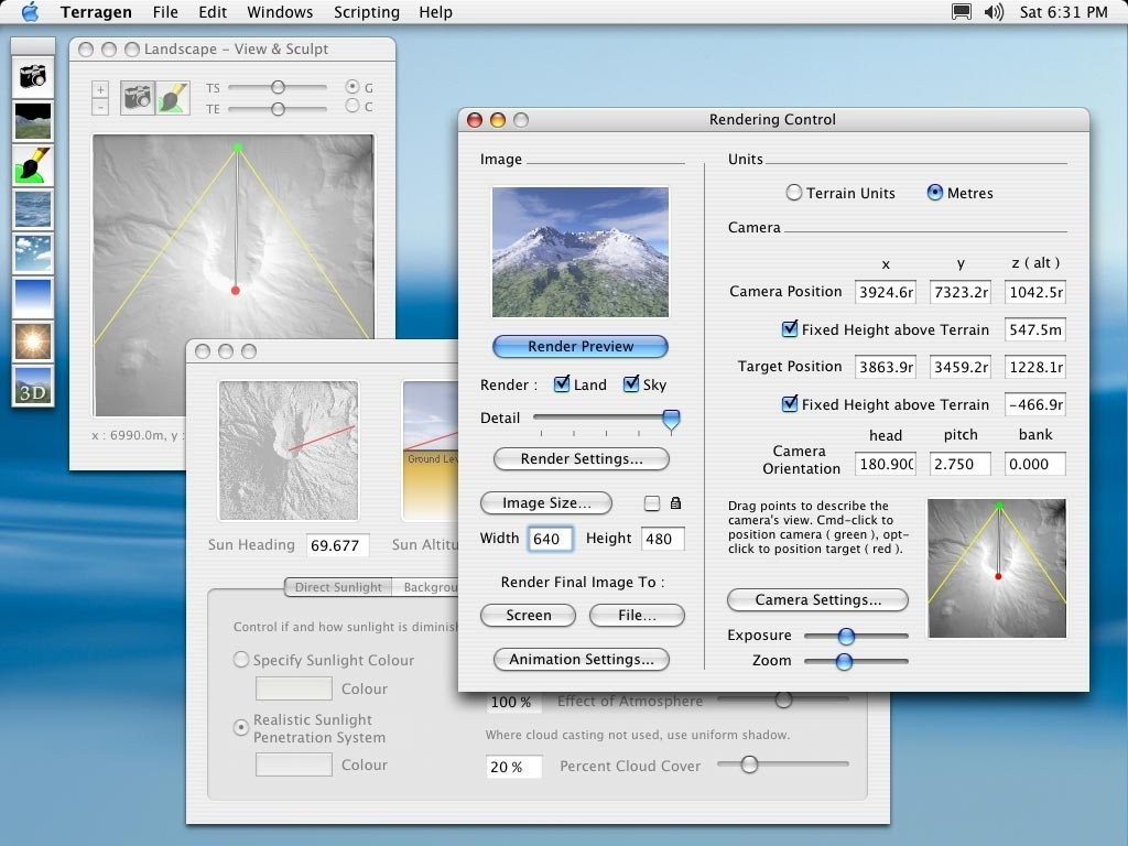 Скриншот 3 программы Terragen