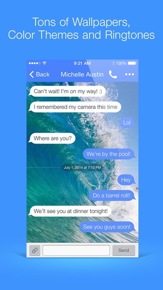 Скриншот 3 программы TextNow