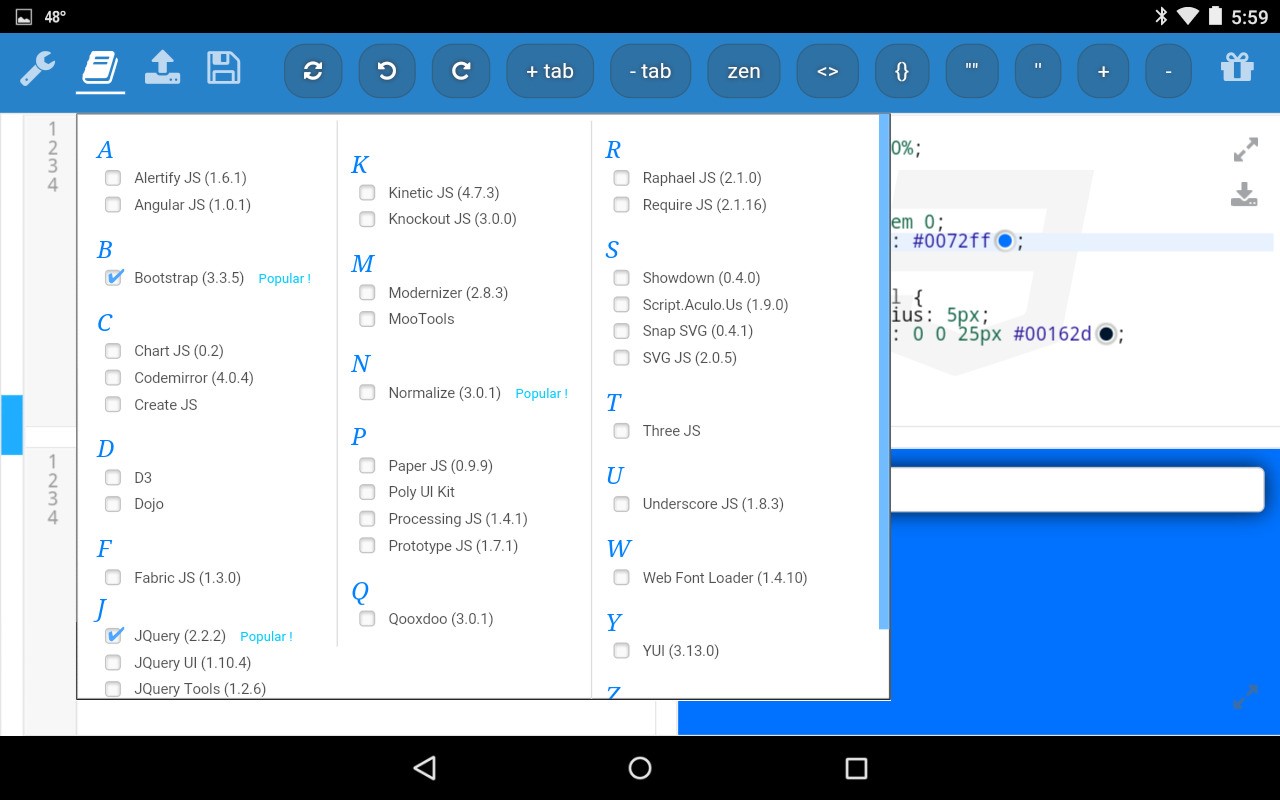 Скриншот 3 программы kodeWeave