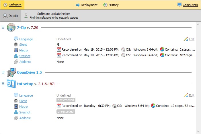 Скриншот 6 программы Total Software Deployment