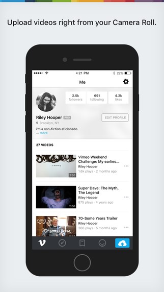 Скриншот 3 программы Vimeo