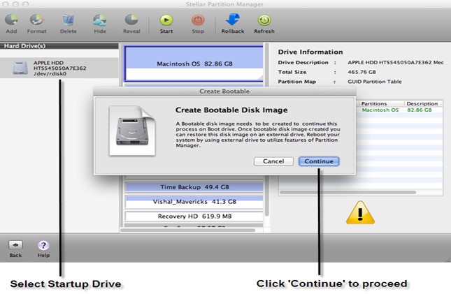 Скриншот 5 программы Stellar Partition Manager