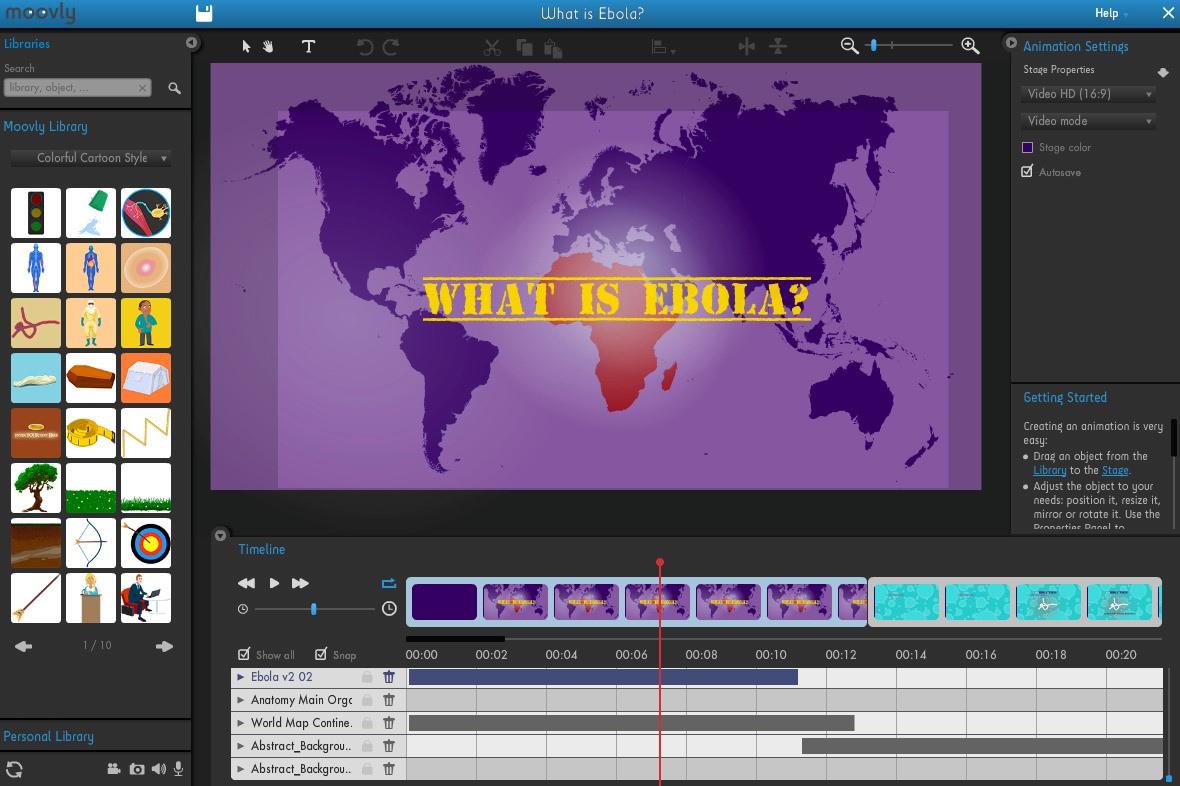 Скриншот 3 программы Moovly
