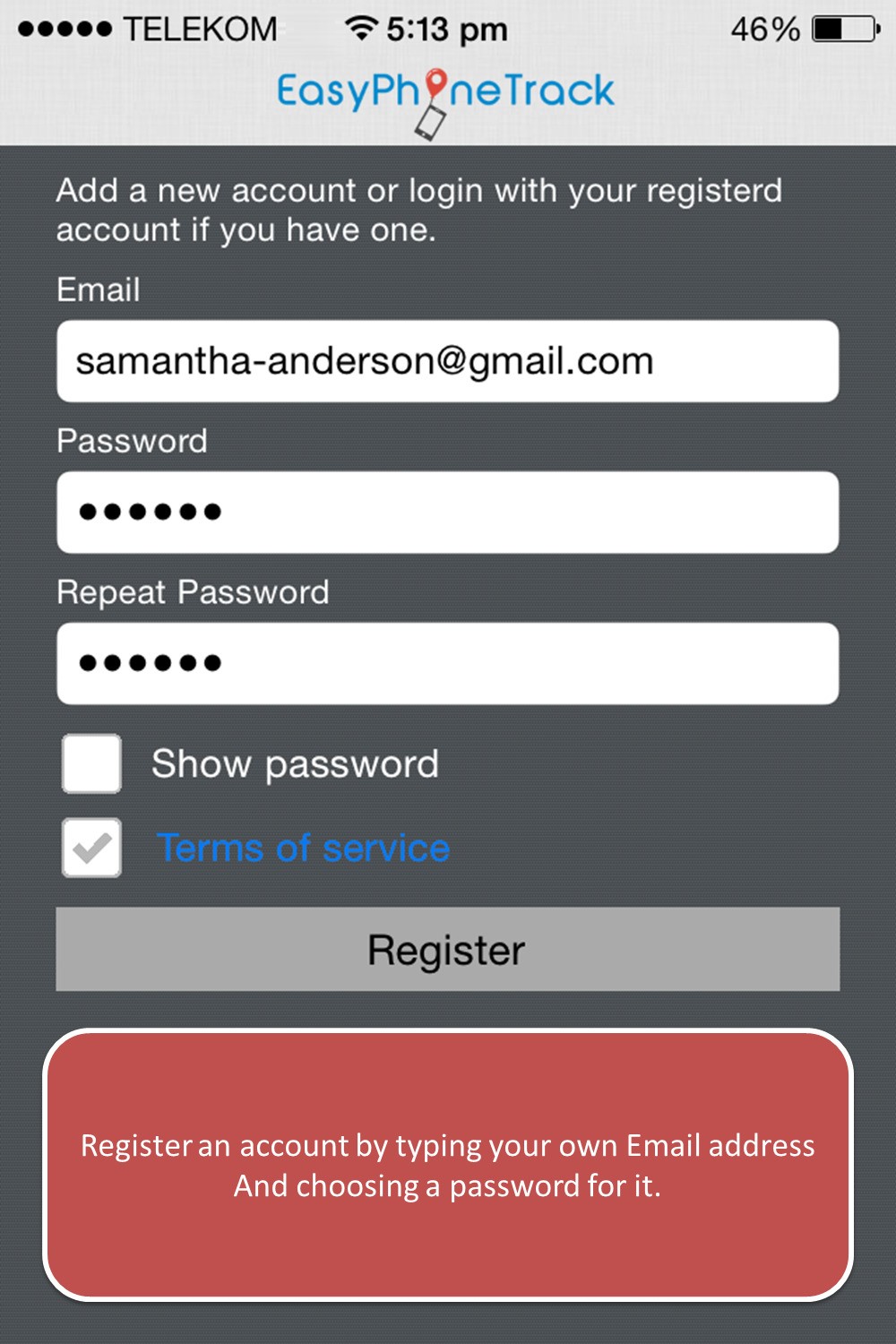 Скриншот 3 программы Easy Phone Track