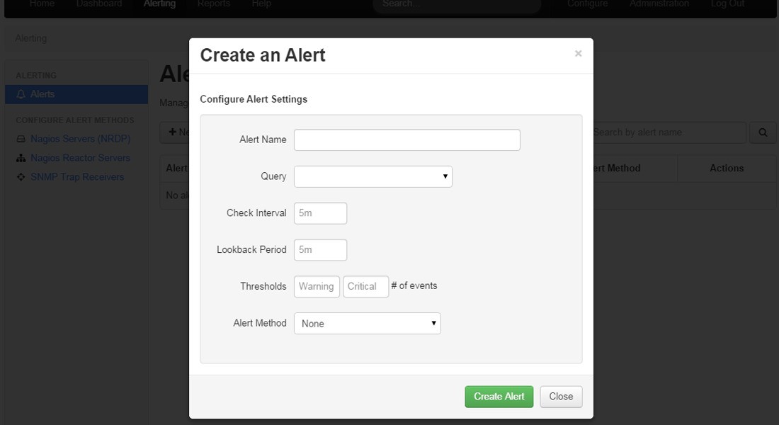 Скриншот 4 программы Nagios Log Server
