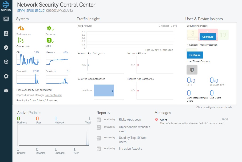 Скриншот 2 программы Sophos XG Firewall