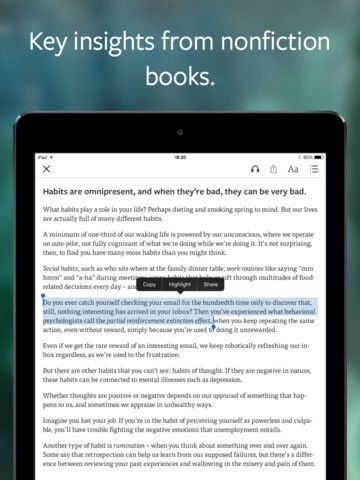 Скриншот 3 программы Blinkist