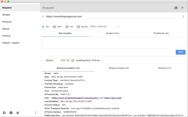 Скриншот 3 программы Advanced REST Client (ARC)