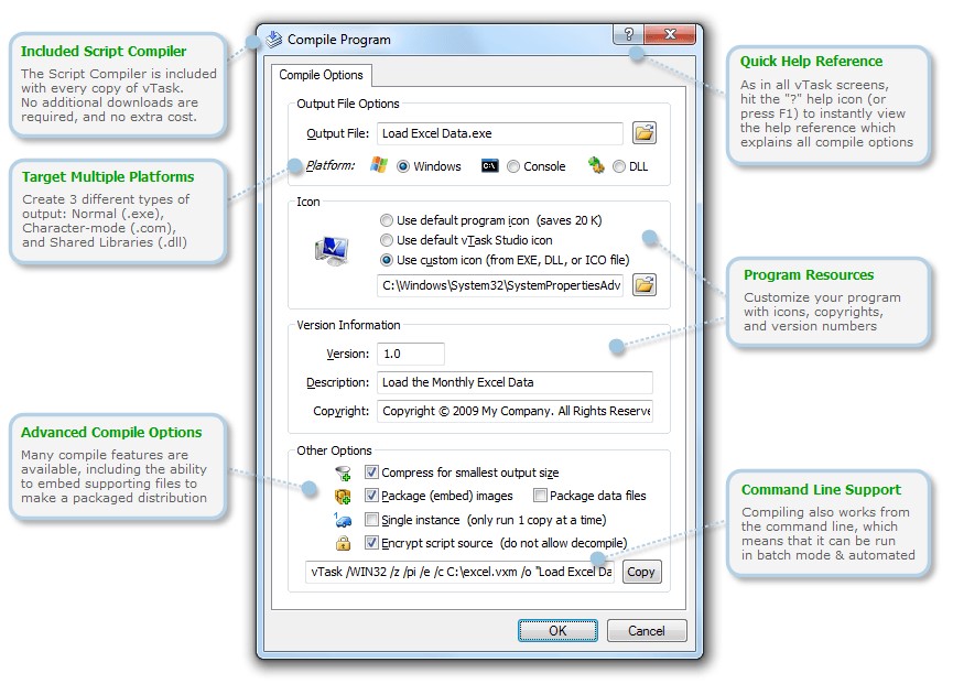 Скриншот 2 программы vTask Studio