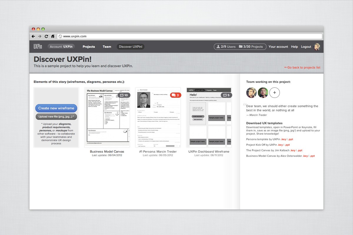 Скриншот 3 программы UXPin