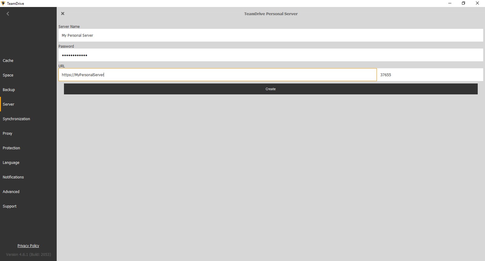 Скриншот 4 программы TeamDrive
