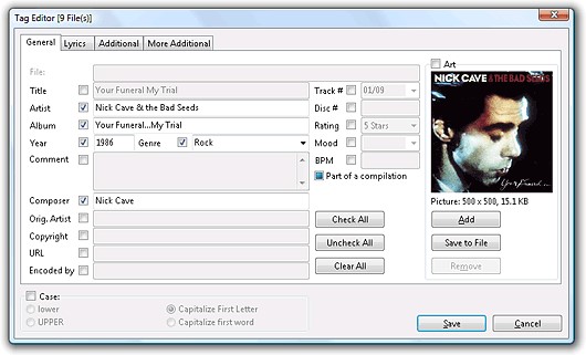 Скриншот 2 программы Tag&Rename