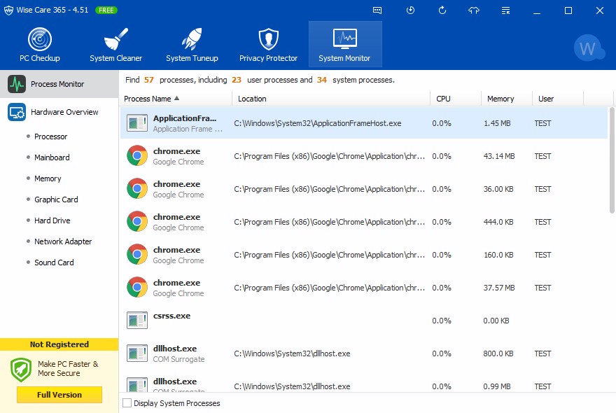 Скриншот 5 программы Wise Care 365