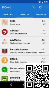 Скриншот 3 программы F-Droid