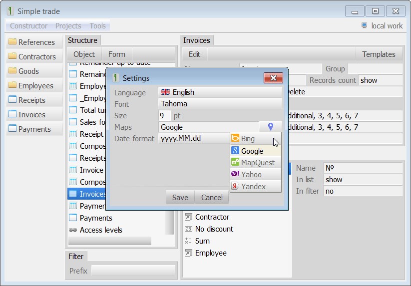 Скриншот 4 программы Runabase