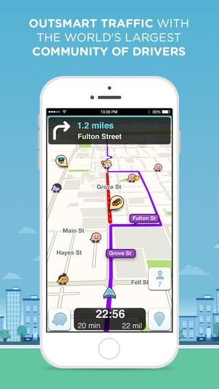 Скриншот 4 программы Waze