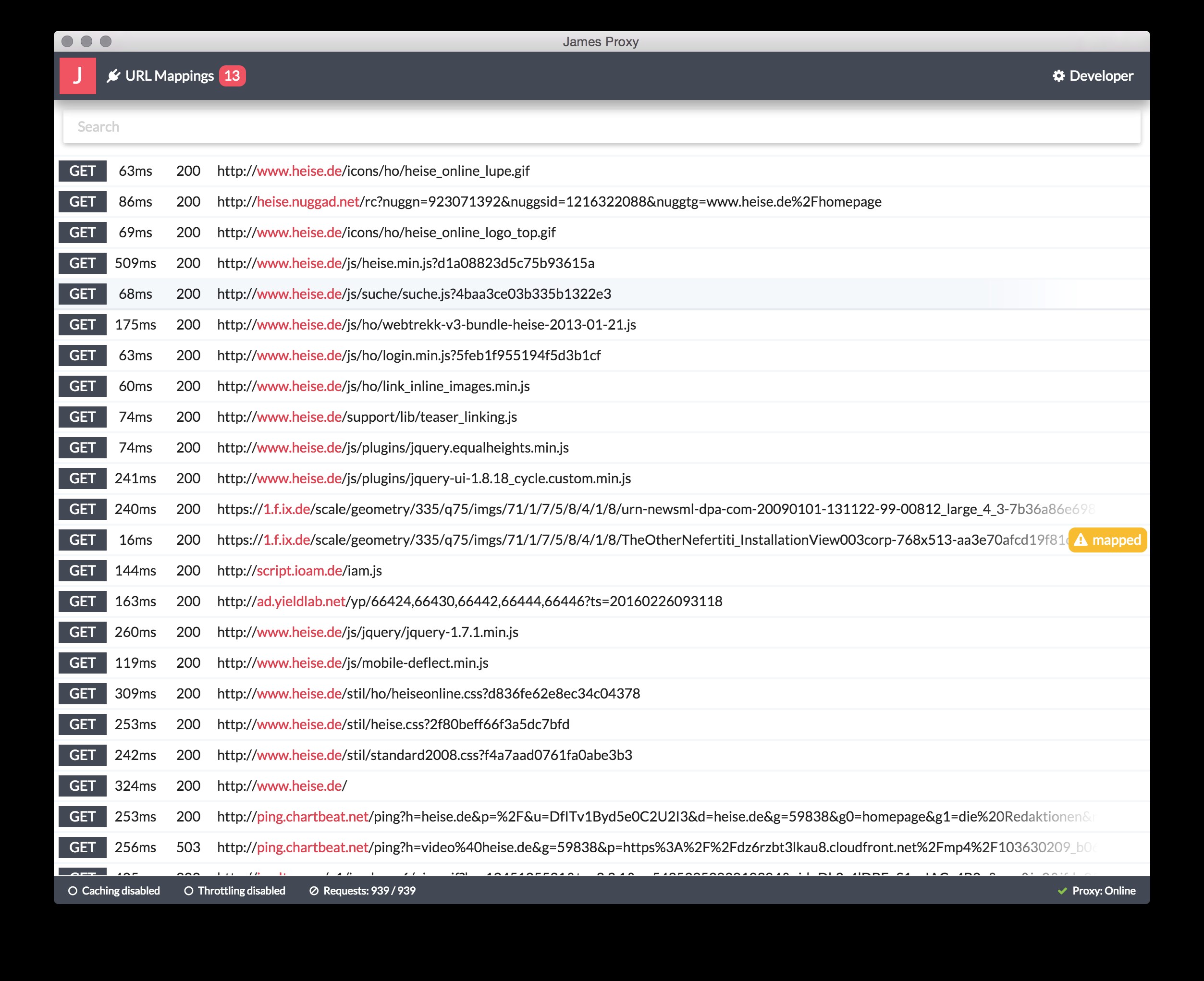 Скриншот 1 программы James
