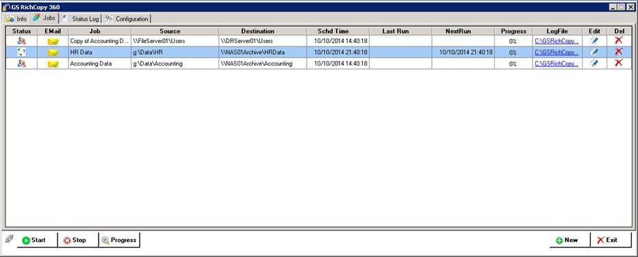 Скриншот 3 программы GS RichCopy 360
