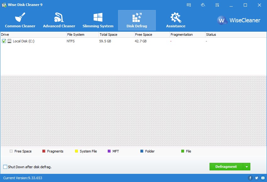 Скриншот 3 программы Wise Disk Cleaner