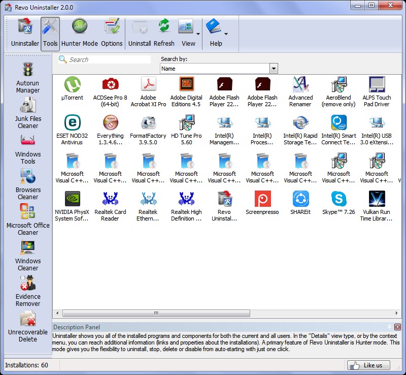 Скриншот 5 программы Revo Uninstaller