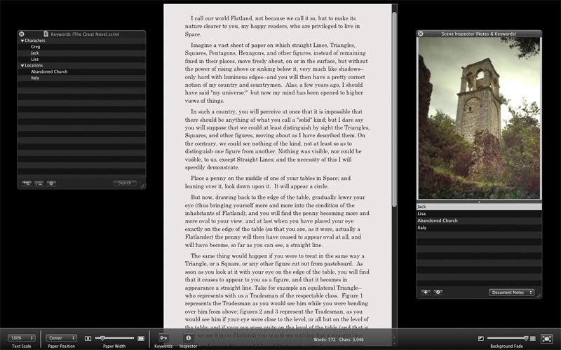 Скриншот 2 программы Scrivener